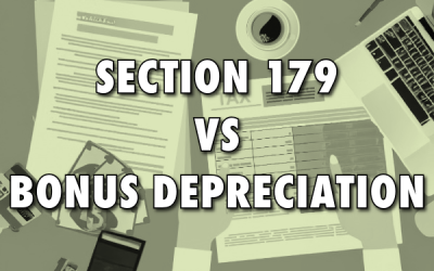 Section 179 vs Bonus Depreciation in 2026